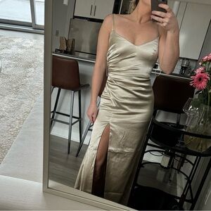 BIRDY GREY bridesmaid gown!